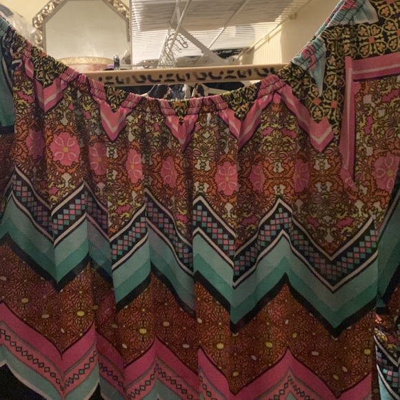 L-xL blouse multi colored used - Picture 3 of 6